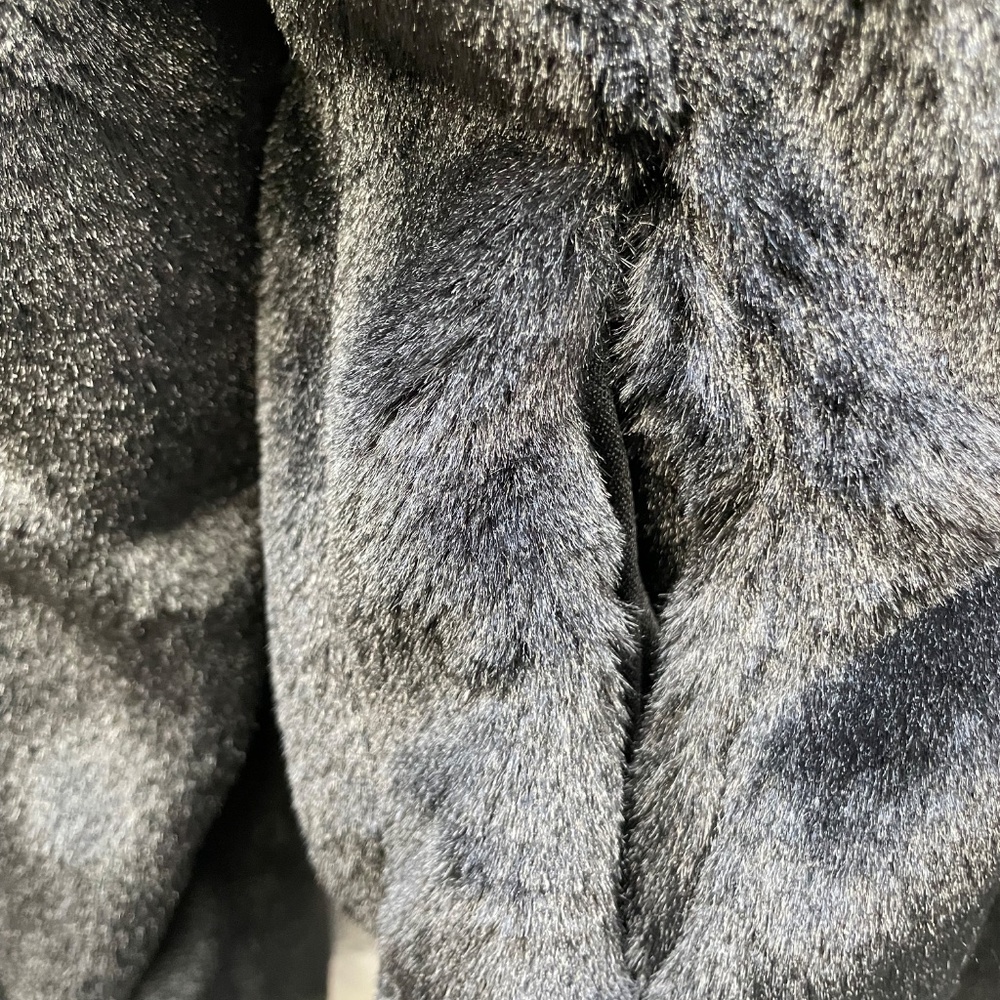 ❤️ EXPRESS BLACK FAUX FUR JACKET SIZE SMALL NEW - Picture 4 of 5